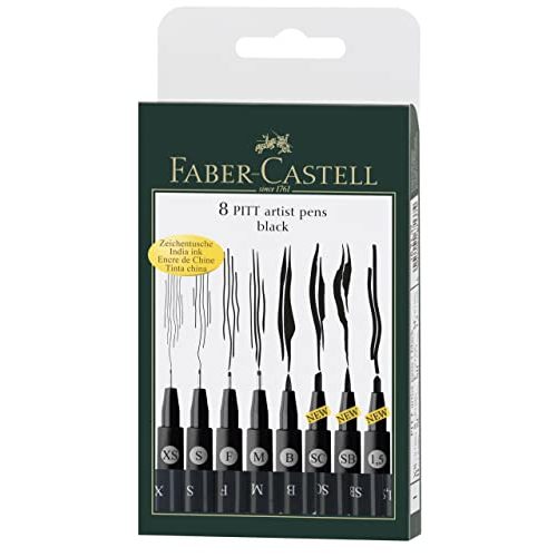 Die beste fineliner faber castell 167137 tuschestift pitt artist pen 8er Bestsleller kaufen