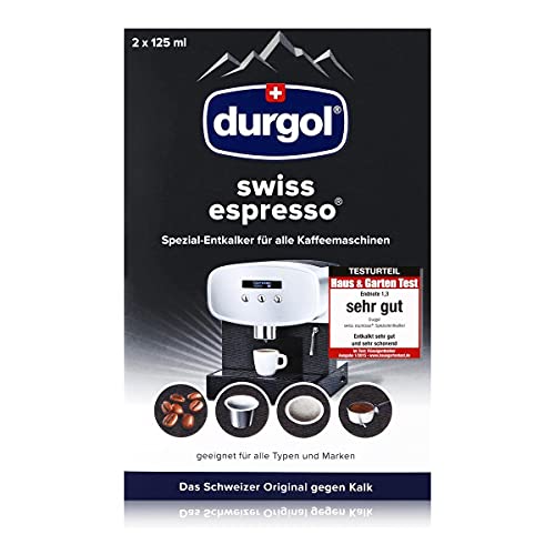 Flüssigentkalker Durgol swiss espresso, Spezial-Entkalker 250ml 4x