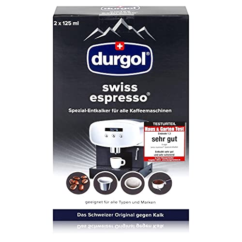 Flüssigentkalker Durgol swiss espresso, Spezial-Entkalker 250ml 4x