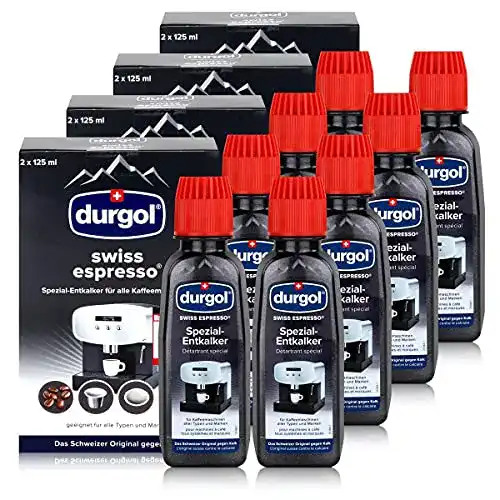 Flüssigentkalker Durgol swiss espresso, Spezial-Entkalker 250ml 4x