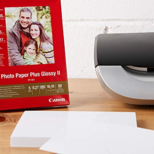 Fotopapier 10×15 Canon Fotopapier PP-201 glänzend 50 Blatt