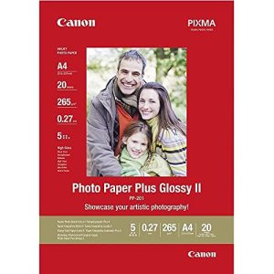 Fotopapier A4 Canon Fotopapier PP-201 glänzend weiß 20 Blatt