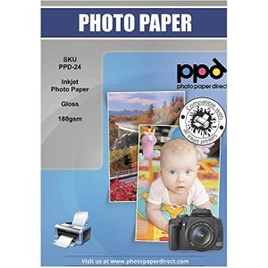 Fotopapier A4 PPD 50 Blatt x A4 Inkjet 180 g/m2 Hochglänzend