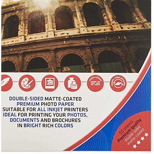 Fotopapier matt MediaRange DIN A4 für Tintenstrahldrucker