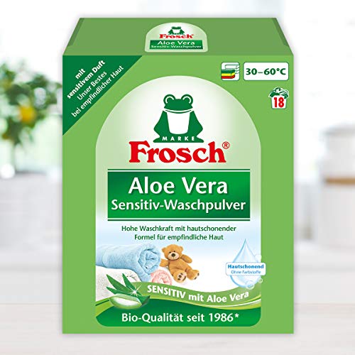 Frosch-Waschmittel Frosch Aloe Vera Waschpulver Color, 5er Pack