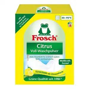 Frosch-Waschmittel Frosch Citrus Waschpulver, 5er Pack