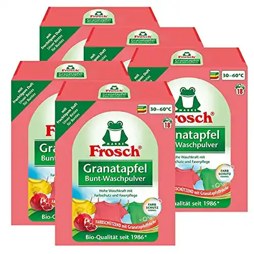 Frosch-Waschmittel Frosch Granatapfel Bunt-Waschpulver 1,35 kg