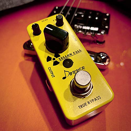 Fuzz-Pedal Donner Delay Gitarre Effektpedal Yellow Fall Analog
