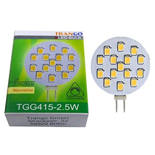 G4-LED Trango 5er Pack G4 LED Leuchtmittel TGG415-2.5W