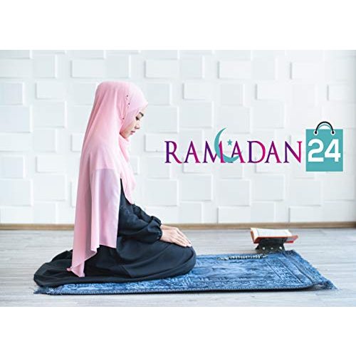 Gebetsteppich Ramadan24 Islamische Gebetsmatte, rutschfest