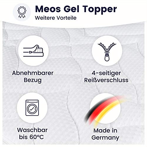 Gel-Topper (160×200) Meos ® Gel-Schaum Topper hohes RG50