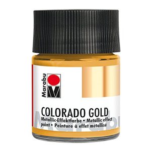 Glasfarbe Marabu 12640005784 Metallic Effektfarbe, Colorado Gold