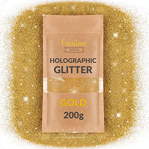 Die beste goldstaub creative deco 200g gold holographisch glitzerpulver Bestsleller kaufen