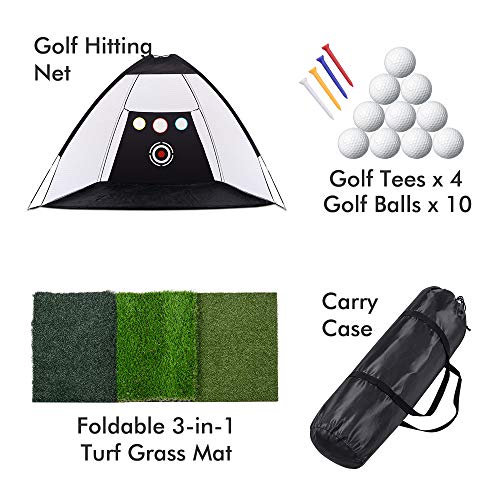 Golf-Abschlagnetz Sunix mit Chipping-Zieltaschen