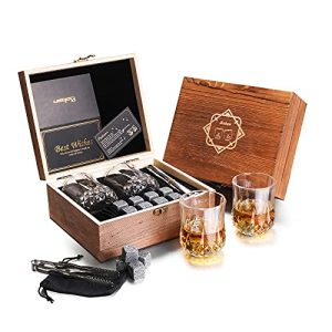 Granit-Eiswürfel BABAN Whisky Stein Set, 8 Eissteine