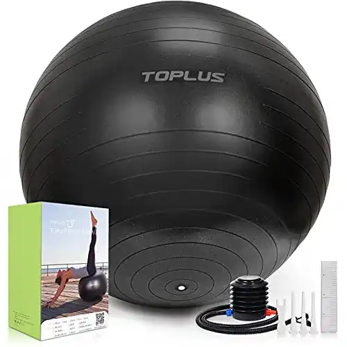 Gymnastikball 65 cm TOPLUS Gymnastikball Sitzball Extra dick