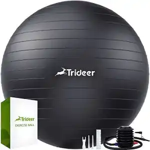 Gymnastikball 65 cm Trideer Dicker Gymnastikball, Anti-Burst