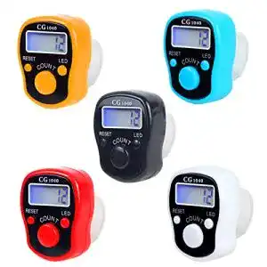 Handzähler CG Tally Finger Counters, 5 Digitale LED-Finger-Clicker