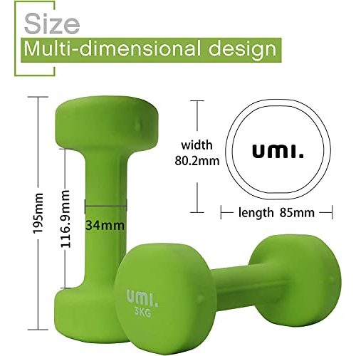 Hanteln 3 kg Umi Amazon Brand Fitness Hanteln 2er Set