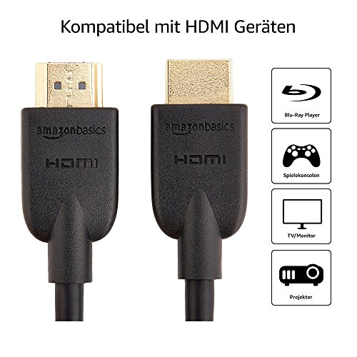 HDMI-Kabel (2m) Amazon Basics Hochgeschwindigkeitskabel