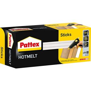 Heißklebesticks 11 mm Pattex Hotmelt, 50 Heißkleber Sticks