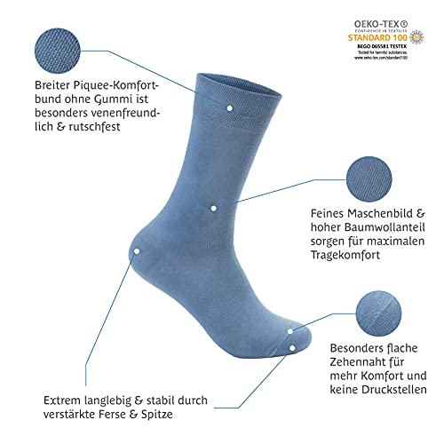 Herrensocken FOOTNOTE Hochwertige Socken 5-10 Paar