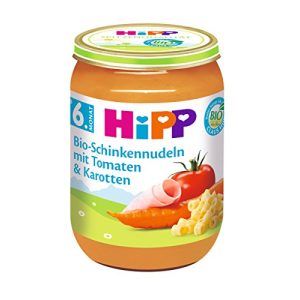 Hipp-Babynahrung HiPP Bio-Schinkennudeln mit Tomaten Karotten