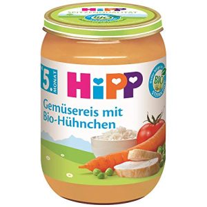 Hipp-Babynahrung HiPP Gemüsereis mit Bio-Hühnchen, 6er Pack