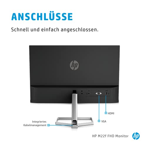 HP-Monitor HP M22f Monitor, Full HD IPS Display, 75Hz, 5ms