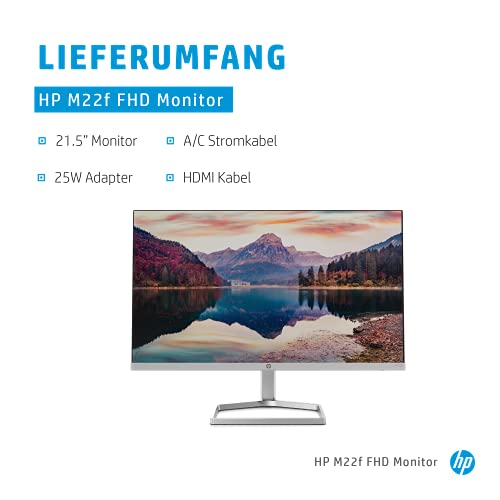 HP-Monitor HP M22f Monitor, Full HD IPS Display, 75Hz, 5ms