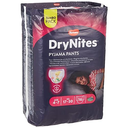Huggies-Windeln DryNites Huggies hochabsorbierend, 64 Stück