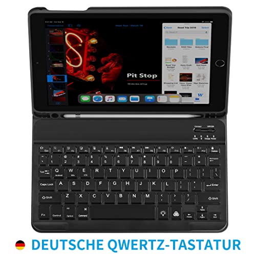 iPad-Air-2-Tastatur EasyAcc Deutsch QWERTZ Tastatur Hülle