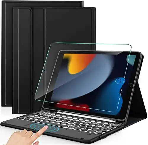 iPad-Air-3-Tastatur Sross-TEC Tastatur für iPad 10.2, QWERTZ