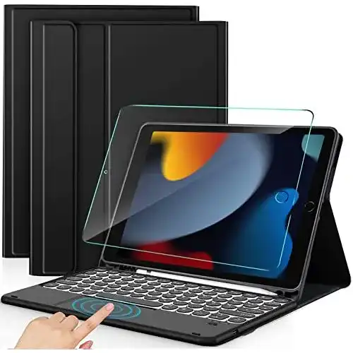 iPad-Air-3-Tastatur Sross-TEC Tastatur für iPad 10.2, QWERTZ