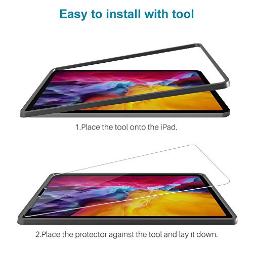 iPad-Pro-11-Panzerglas L K, 2+2 Stück Schutzfolie