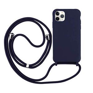 iPhone-12-Pro-Max-Hülle Ququcheng Hülle Silikon mit Kordel