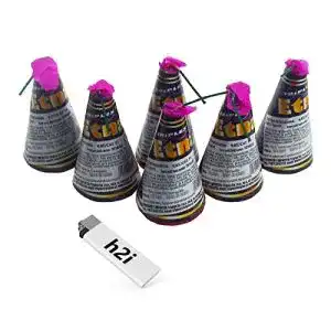 Jugendfeuerwerk h2i 6 Stück Etna, Happy, Panda Vulkane