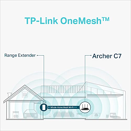 Kabelrouter TP-Link Archer C7 Dualband Gigabit WLAN-Router