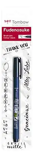 Kalligraphie-Stift Tombow fudenosuke hartem Spitze Bürste Pen