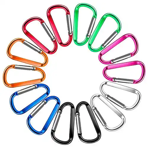 Karabinerhaken PAMIYO 14 Stück 6CM Karabiner