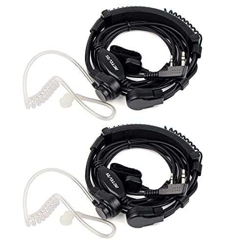 Die beste kehlkopfmikrofon retevis k001 funkgeraet ptt headset 2 pin Bestsleller kaufen