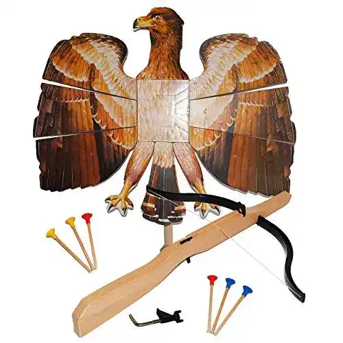 Kinderarmbrust alles-meine.de GmbH Set: Vogel Adler + Armbrust