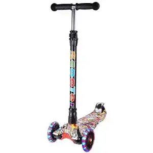 Kinderroller 3 Räder YUANJ Scooter Kinder Roller, Dreiradscooter