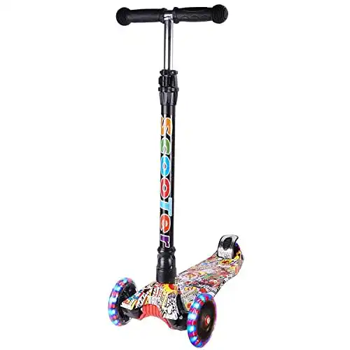 Kinderroller 3 Räder YUANJ Scooter Kinder Roller, Dreiradscooter