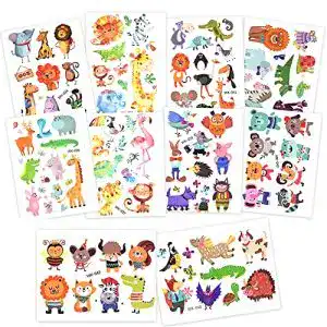 Kindertattoos Rcllb Tattoo Kinder, Tier Glitzer Tattoos Set