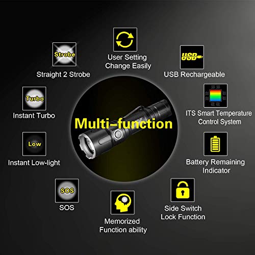 Klarus-Taschenlampe klarus XT11S XP-L-HI LED aufladbar