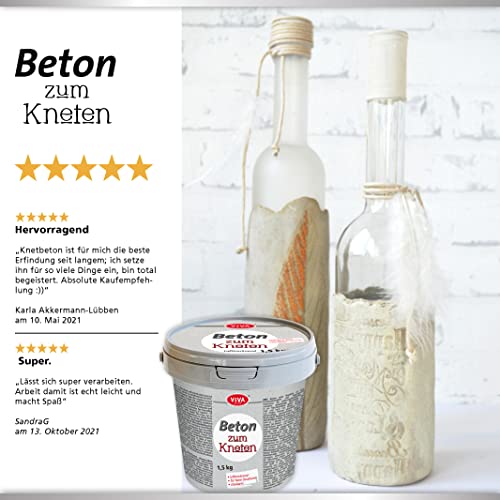 Knetbeton Viva Decor ® Bastel Beton zum Kneten, 4,5 kg Eimer
