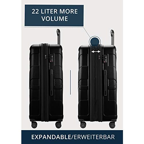 Koffer groß suitline großer Hartschalen-Koffer Trolley