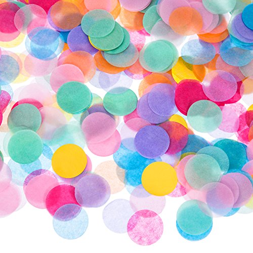 Die beste konfetti outus 1 zoll mehrfarbig rund 10000 stueck Bestsleller kaufen