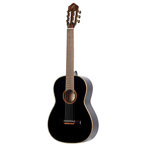 Konzertgitarre Ortega Guitars schwarze 4/4-Größe, Family Series